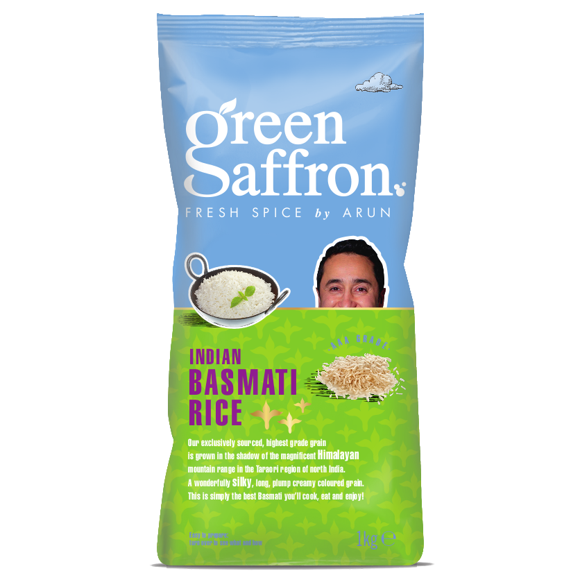 Green Saffron Basmati Rice 500g pack